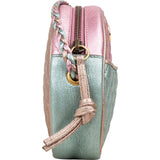 Gucci Quilted Metallic Leather Zumi Mini Crossbody Bag