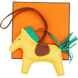 Hermès Tricolor Leather Rodeo MM Pendant