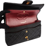 Chanel Quilted Lambskin 24K Gold Medium Double Flap Shoulder Bag