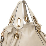 Chloé Grained Leather Paraty Shoulder Handbag