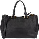 Prada Black Nappa Leather Tote Handbag