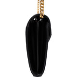 Saint Laurent Grain de Poudre Leather Monogram Wallet On Chain Crossbody Bag
