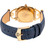 Gucci Gold Tone Leather Horsebit 6300L Woman Watch