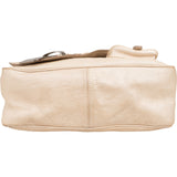 Christian Dior Gaucho Saddle Limited 259 Ivory Shoulder Bag