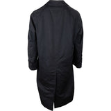 Burberry Black Cotton Trench Coat (M)