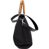 Gucci Bamboo Black Tote Handbag