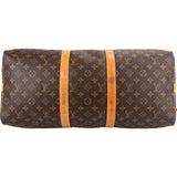 Louis Vuitton Monogram Canvas Keepall 50 Bandoulière Travel Bag