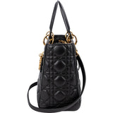 Christian Dior Quilted Lambskin Lady Dior Handbag