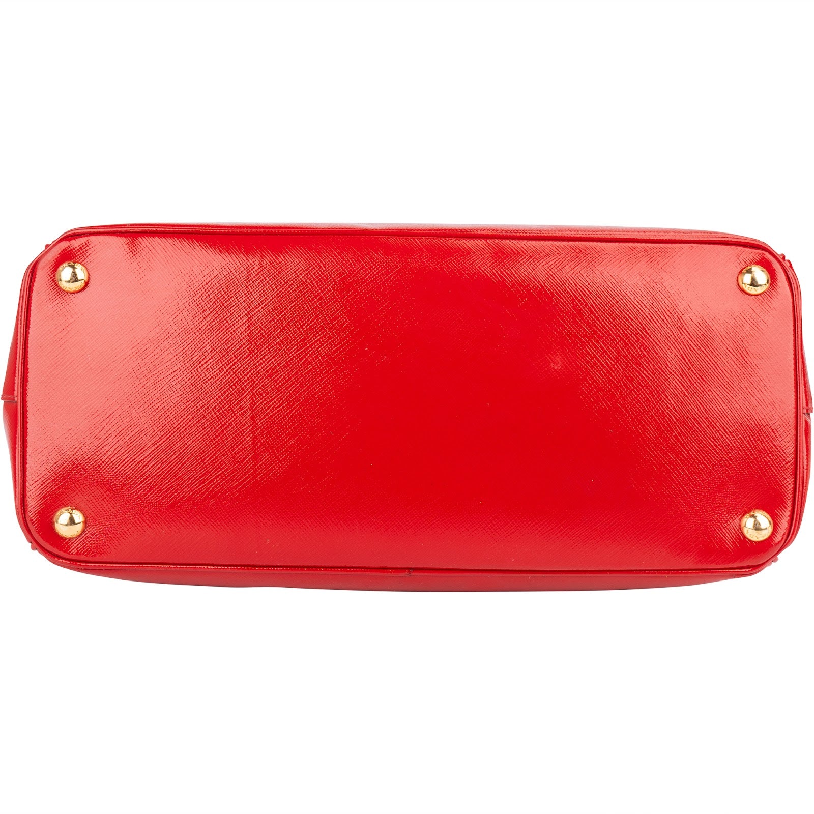 Prada Saffiano Patent Leather Galleria Handbag - vintageandkickz