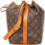 Louis Vuitton Monogram Canvas Sac Noé Petit Shoulder Bag - vintageandkickz