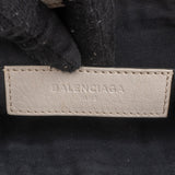 Balenciaga Classic White Leather Arena Clutch
