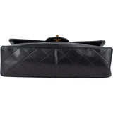 Chanel Quilted Lambskin 24K Gold Single Flap Crossbody Bag