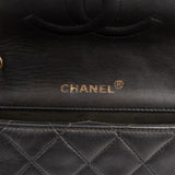 Chanel Quilted Lambskin Small 24K Gold Single Flap Crossbody Bag