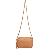 Chanel Quilted Caviar Leather Tassel Camera Crossbody Bag