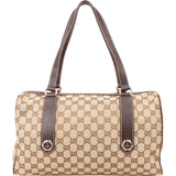 Gucci Monogram GG Canvas Abbey Boston Shoulder Bag