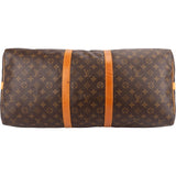 Louis Vuitton Monogram Canvas Keepall 55 Bandoulière Travel Bag