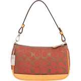 Coach Signature Monogram Pochette Handbag