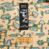 Hermès Tree Print Silk Tie Krawatte