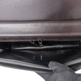 Dunhill Black Leather Briefcase Handbag