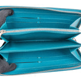 Louis Vuitton Blue Epi Leather Zippy Wallet
