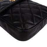 Chanel Quilted Lambskin CC Single Flap Crossbody Bag - vintageandkickz