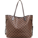 Louis Vuitton Monogram Damier Ebene Canvas Neverfull MM Shoulder Bag