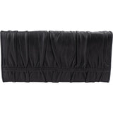 Prada Black Nappa Gaufre Leather Continental Wallet