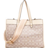 Coach Monogram Signature Canvas Field Tote 30 Handbag