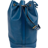 Louis Vuitton Blue Epi Leather Sac Noé Grande Shoulder Bag