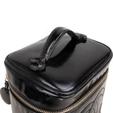 Chanel Patent Leather CC Vanity Case Handbag