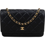 Chanel Quilted Lambskin Wallet On Chain Crossbody Bag