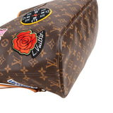 Louis Vuitton Monogram Canvas My LV World Tour Patches Neverfull MM Shoulder Bag