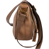 Chloé Grained Calfskin Marcie Saddle Crossbody Bag