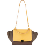 Celine Bicolor Leather Trapeze Handbag