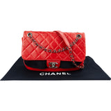 Chanel Quilted Aged Calfskin Paris - Salzburg Single Flap Crossbody Bag