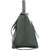 Celine Dark Green Leather Belt Handbag