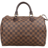 Louis Vuitton Monogram Damier Ebene Speedy 30 Handbag