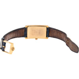Gucci Gold Tone Vintage Rectangular Tank 2600L Woman Watch
