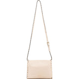 Valentino Garavani Grained Leather Rockstud Flap Crossbody Bag