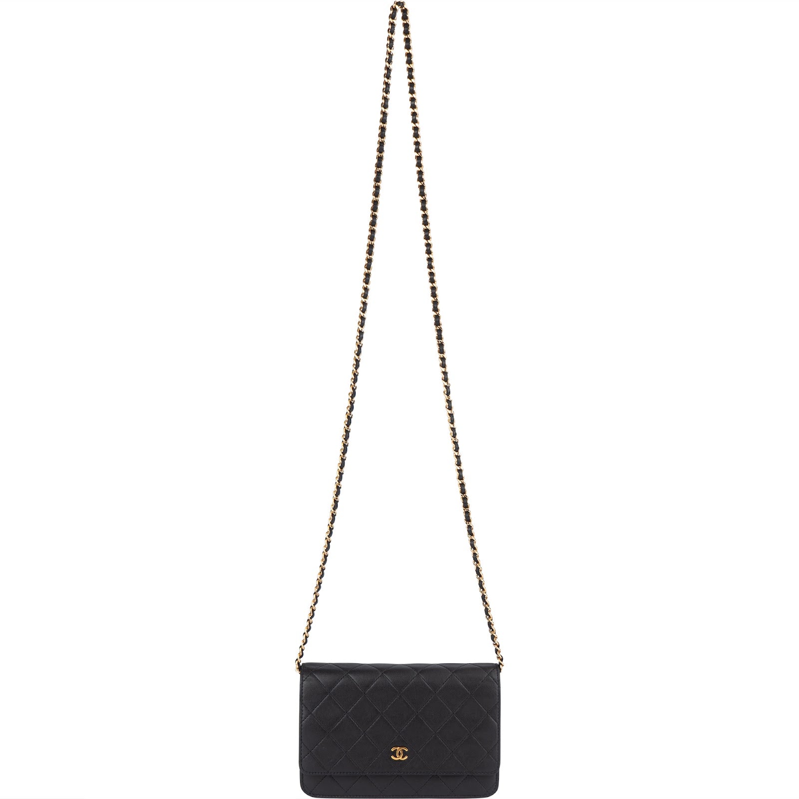 [🔄️B23 / F09] Chanel Quilted Lambskin on Chain Wallet - vintageandkickz