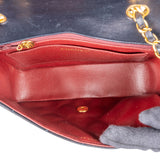 Chanel Quilted Lambskin 24K Gold Small Diana Single Flap Crossbody Bag