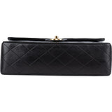 Chanel Quilted 24K Gold Lambskin Medium Double Flap Shoulder Bag