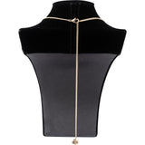 Chanel Crystal CC Emblem Dore 100th Coco Necklace