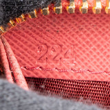 Prada Pink Saffiano Leather Zip Around Wallet