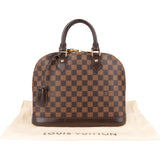 Louis Vuitton Monogram Damier Ebene Canvas Alma PM Handbag