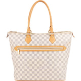 Louis Vuitton Monogram Damier Azur Saleya GM Shoulder Bag
