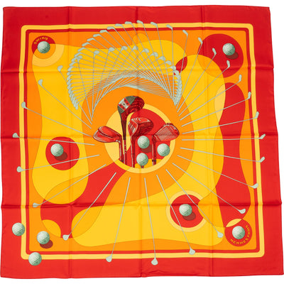 Hermès Swing Silk Carre 90 Scarf Tuch