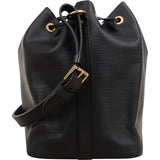 Louis Vuitton Noir Epi Leather Sac Noé Petit Shoulder Bag