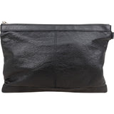 Balenciaga Black Arena Leather City Pochette Clutch