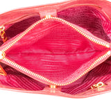 Prada Pink Vitello Lux Shine Leather Tote Handbag